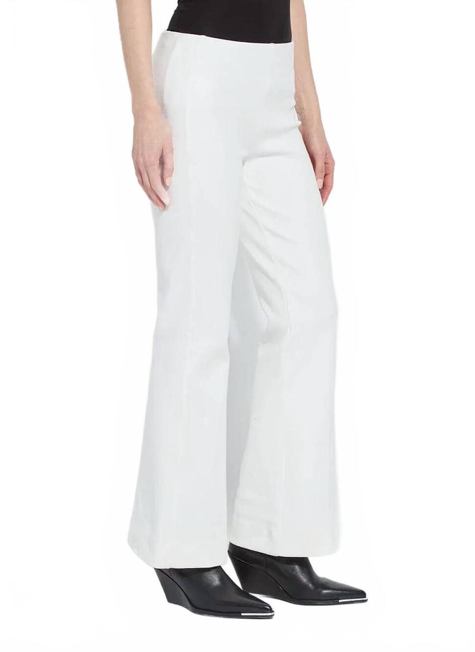 NEW LYSSE alma high waist cavalry trouser in snow white